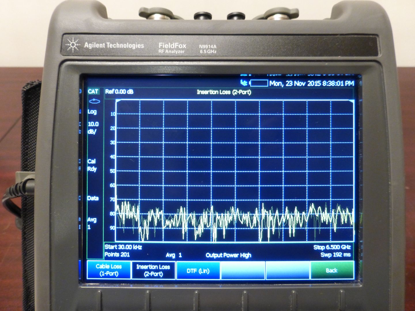 Agilent N9914A 30 kHz to 6.5 GHz FieldFox RF Vector Network